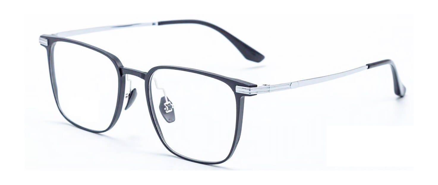 aluminum optical frames with titanium temples