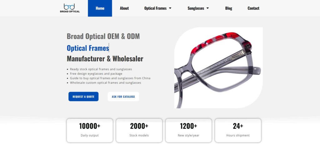 Broad Optical Website photo