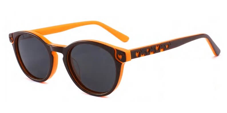 Orange kids acetate sunglssses