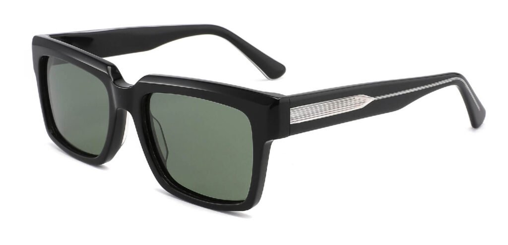 Black men acetate sunglasses