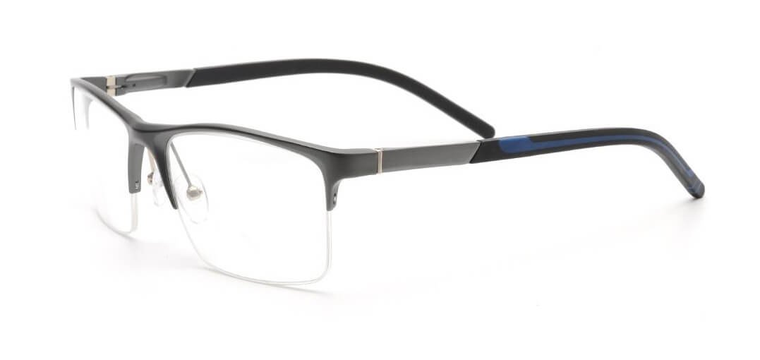 sporting aluminum optical frames with adjustable nose pads